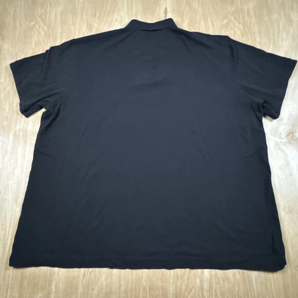 Son of a Tailor Mens Black Supima Cotton Short Sleeve Polo Shirt Size 2XL - Picture 5 of 5